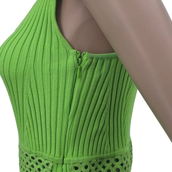 House of Harlow 1960 Jade Lime Knit Maxi Dress, Women's Small NWT - Picture 4 of 12